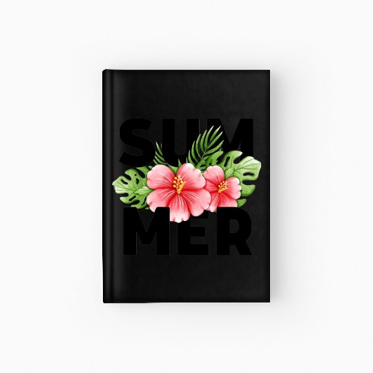 Tropical Hibiscus Summer! Hardcover Journal