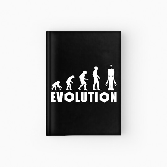 Evolution of Humanity and Technology Design Hardcover Journal