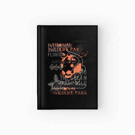 Airboat Alligator Tours Florida Everglades Hardcover Journal