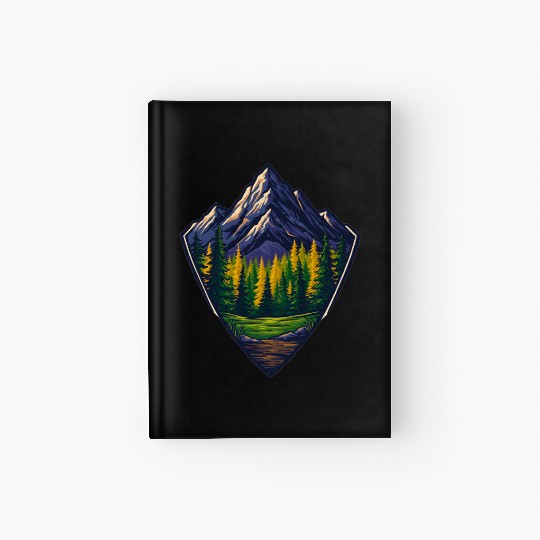 Mountain Wilderness Nature Shield Hardcover Journal