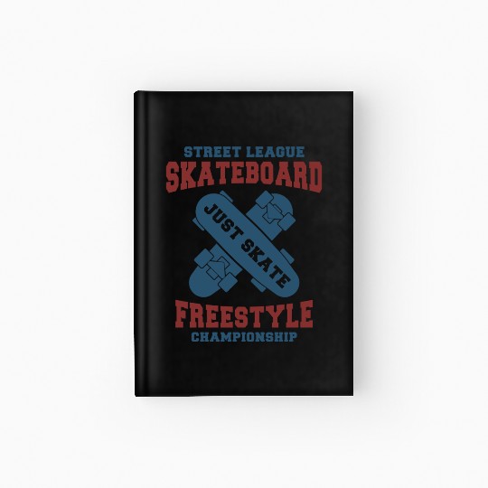 Skateboard Freestyle Championship Design Hardcover Journal