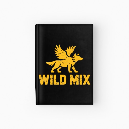 Mythical Beast Emblem Design Hardcover Journal