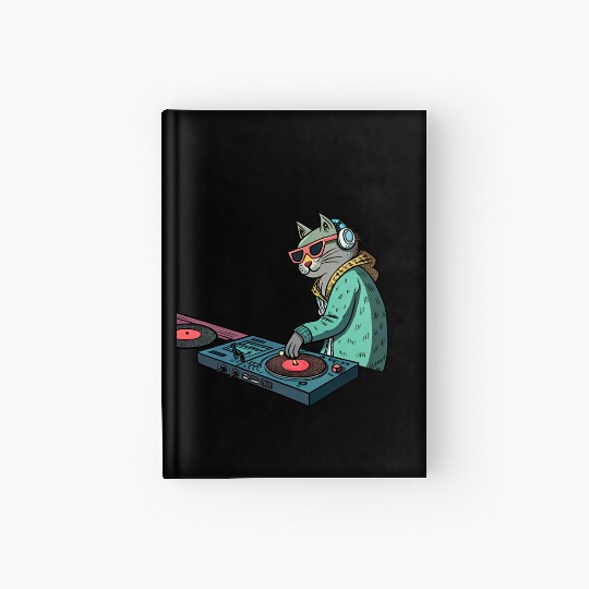 DJ Meow: Beats, Bass & Catitude Hardcover Journal
