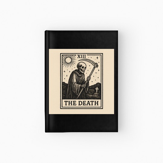 Dark Tarot The Death Illustration Hardcover Journal