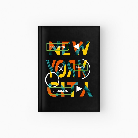 Urban Brooklyn State Love New york city Hardcover Journal