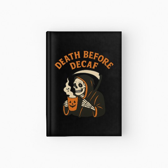 Funeral Halloween Tribute Hardcover Journal