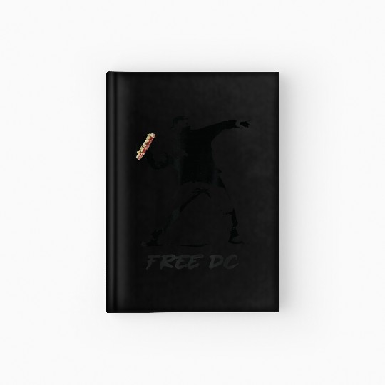 Free DC Sandwich Guy Banksy Style Street Art Hardcover Journal