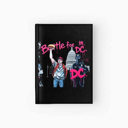 Free DC Sandwich Guy Banksy Style Street Art Hardcover Journal
