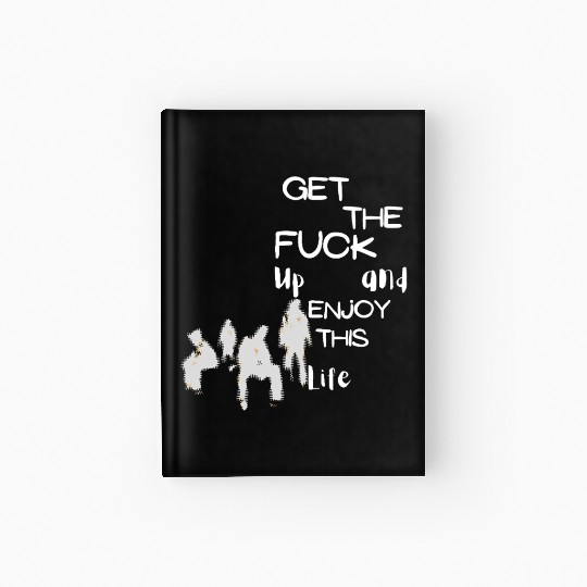 Bold Life Affirmation with Silhouettes Hardcover Journal