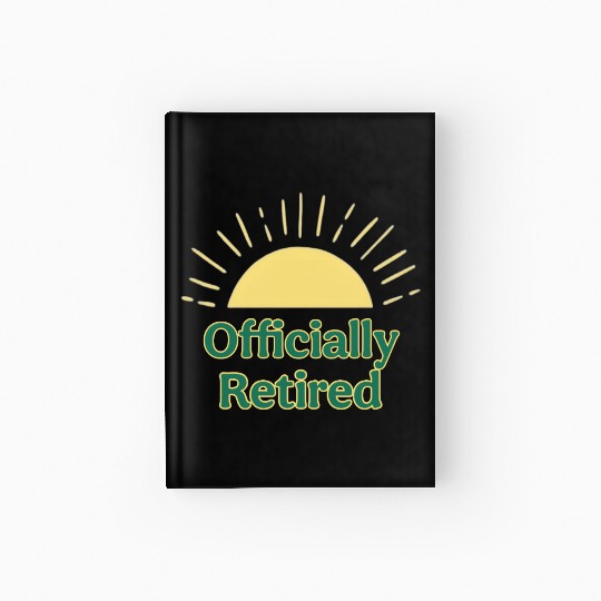 Sunrise Retirement Celebration Design Hardcover Journal