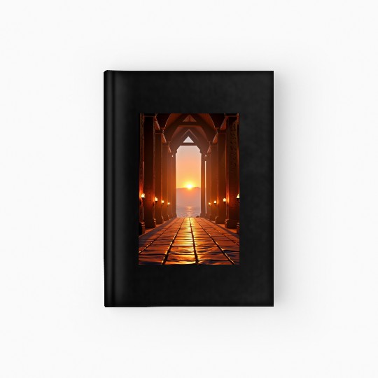 Hall of Embers Twilight over the Fjord Hardcover Journal