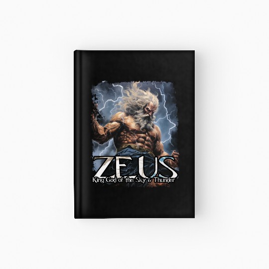 Zeus Thunder God Hardcover Journal