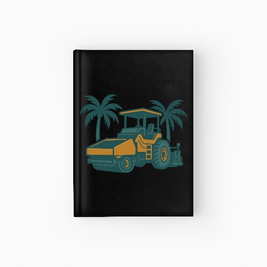 Tropical Golf Course Turf Landscape Hardcover Journal