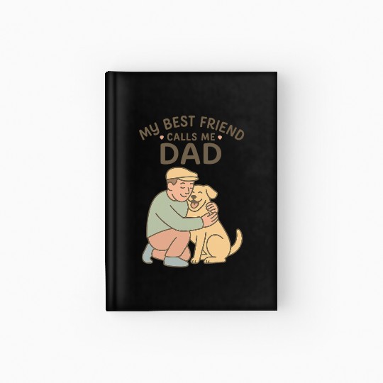Dog Dad Pastel Hug Hardcover Journal – My Best Friend