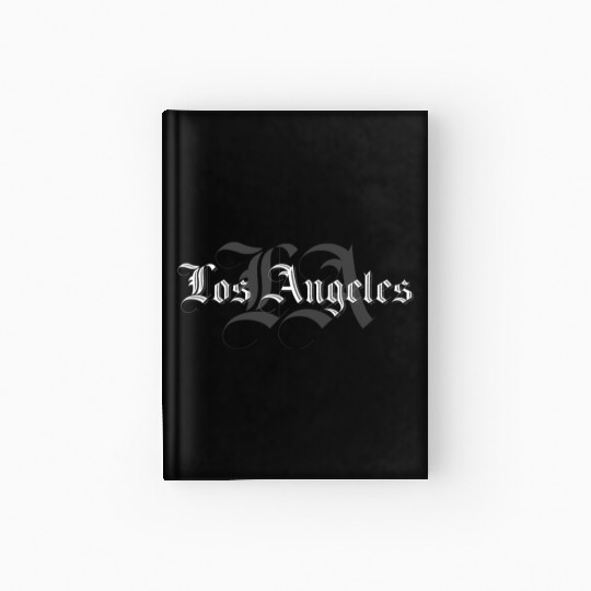 Los Angeles BlackLetter Hardcover Journal