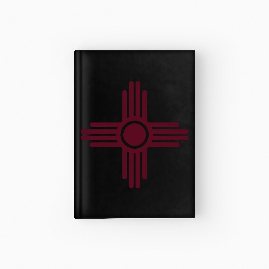 Zia Sun, Zia Pueblo, New Mexico, Sun Symbol, SVG, Hardcover Journal