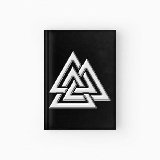 Valknut, Wotan's Knot, Walknot, Odin, Valhalla Hardcover Journal