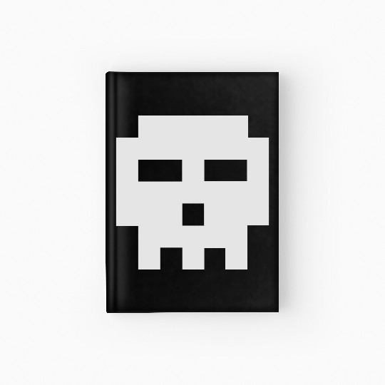 Scott Pilgrim 8-bit Skull Vector Hardcover Journal