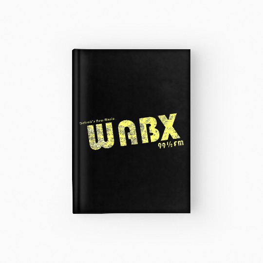 Old School WABX Radio Hardcover Journal