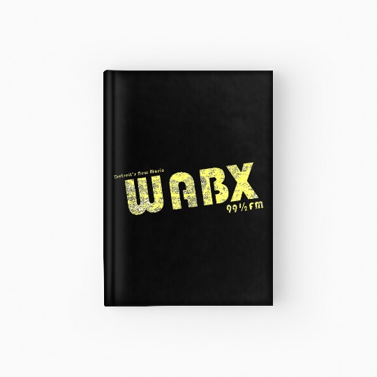 Old School WABX Radio Hardcover Journal