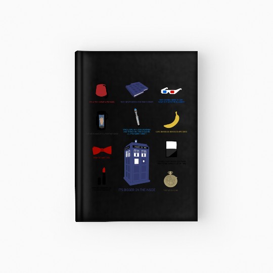 Doctor Who Items Hardcover Journal