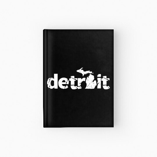 DETROIT MICHIGAN Hardcover Journal