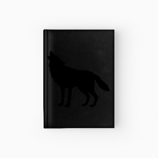 Howling Wolf (Silhouette) Hardcover Journal