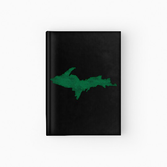 Distressed Vintage Upper Peninsula U.P. Hardcover Journal Hardcover Journal