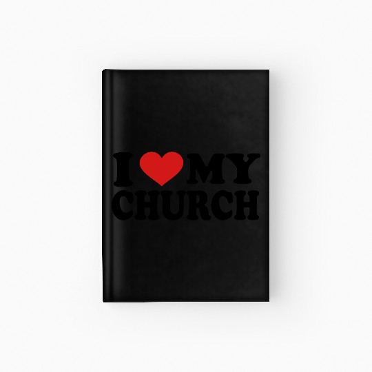 I Love my church Hardcover Journal