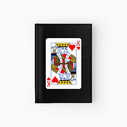 King Of Hearts Couple Hardcover Journal