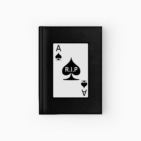Rest in Peace Ace of Spades Hardcover Journal