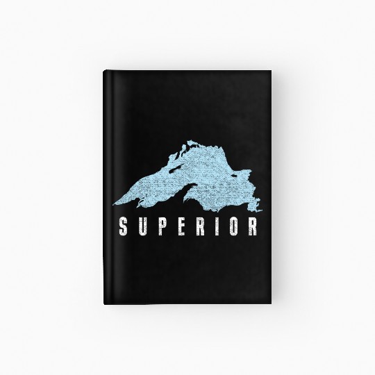 Lake Superior Great Lakes Hardcover Journal