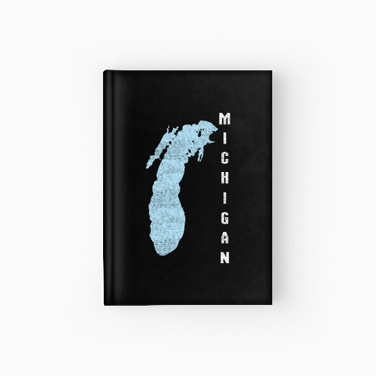 Lake Michigan Great Lakes Hardcover Journal