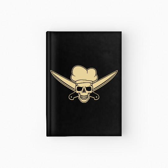 Chef pirate chef chef jacket Chef (male) pastry- Hardcover Journal