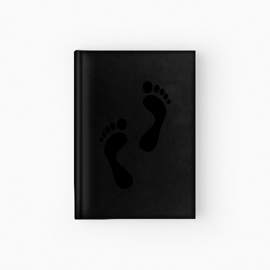 Footprints Walking Hardcover Journal