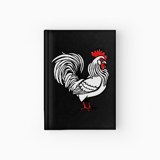 Cock witty bird Hardcover Journal