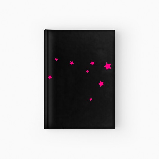 Stars, Pink, Bling Bling, Hen Nights Hardcover Journal