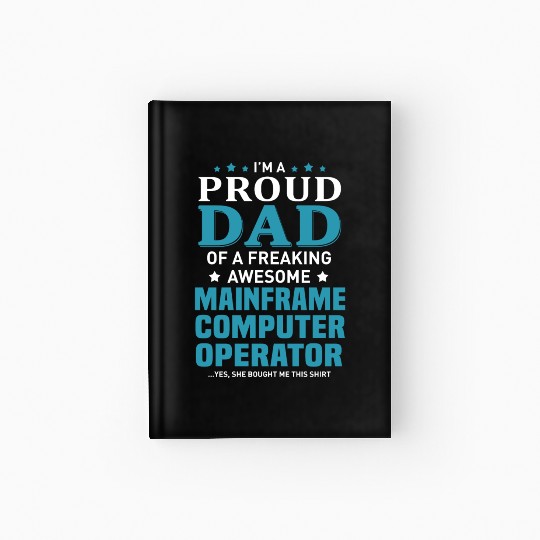 Mainframe Computer Operator Hardcover Journal