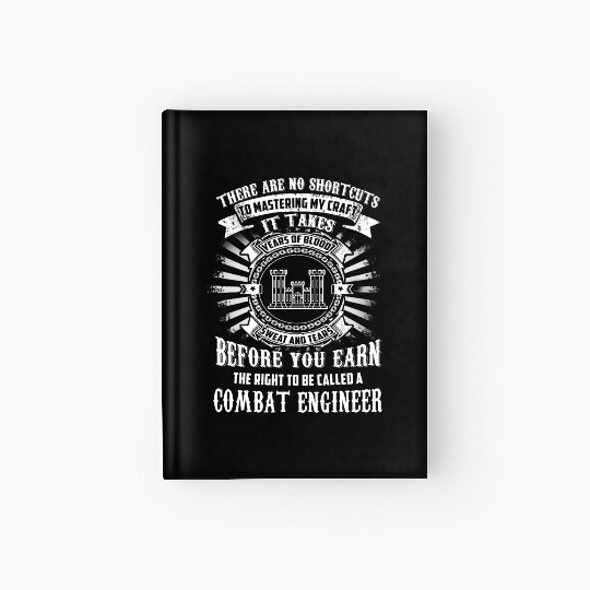 combat engineer, us army combat engineer, army com Hardcover Journal