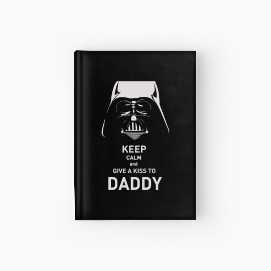 Funny Star Wars Darth Vader father's day gift Hardcover Journal