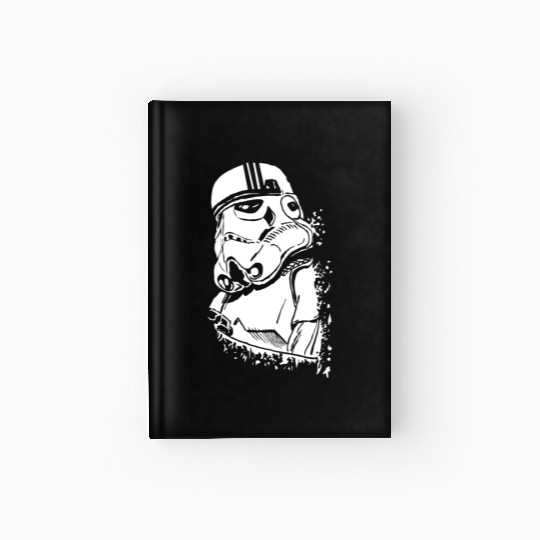 Funny and cool Star Wars Stormtrooper graffiti Hardcover Journal