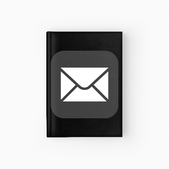 Email sharing icon Hardcover Journal