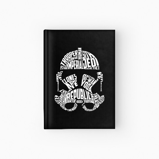 Star Wars typography Hardcover Journal