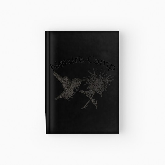 Nature Camp Hummingbird and Bergamot Hardcover Journal