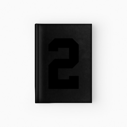 number 2 solid Hardcover Journal