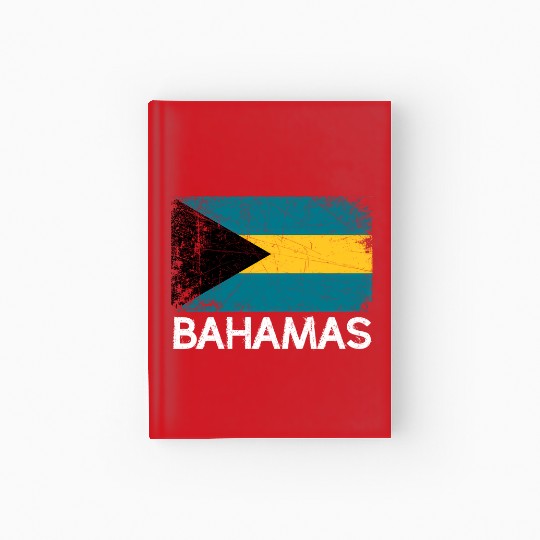 Bahamian Flag Made In Bahamas Hardcover Journal