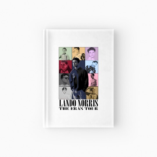 Lando Norris Eras Tour Inspired Hardcover Journal