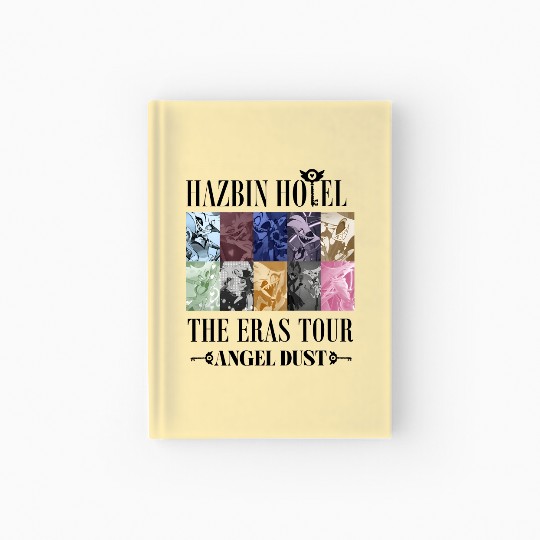 Discover Hazbin Hotel Angel Dust The Eras Tour Style Hardcover Journal, Hazbin Hotel Movie Hardcover Journal