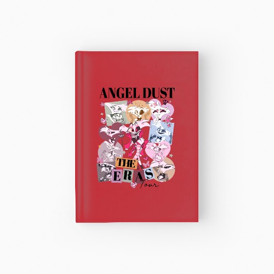 Discover Hazbin Hotel Angel Dust Eras Tour  Hardcover Journal, Hazbin Hotel Characters Hardcover Journal