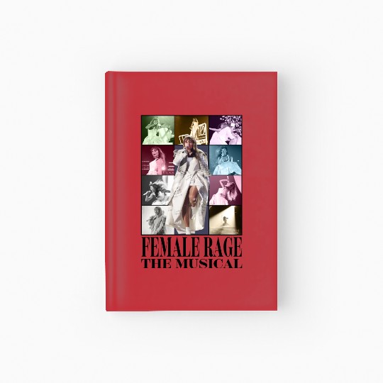 Discover Taylor Female Rage The Musical Hardcover Journal, Taylor The Paris Eras Tour Hardcover Journal